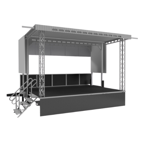 3D rendering of our APEX 20x16 mobile stage.