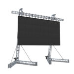 3D computer aided design rendering of LED video wall