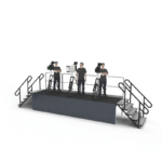 Klassic Sound and stage can provide press risers for special event rentals.